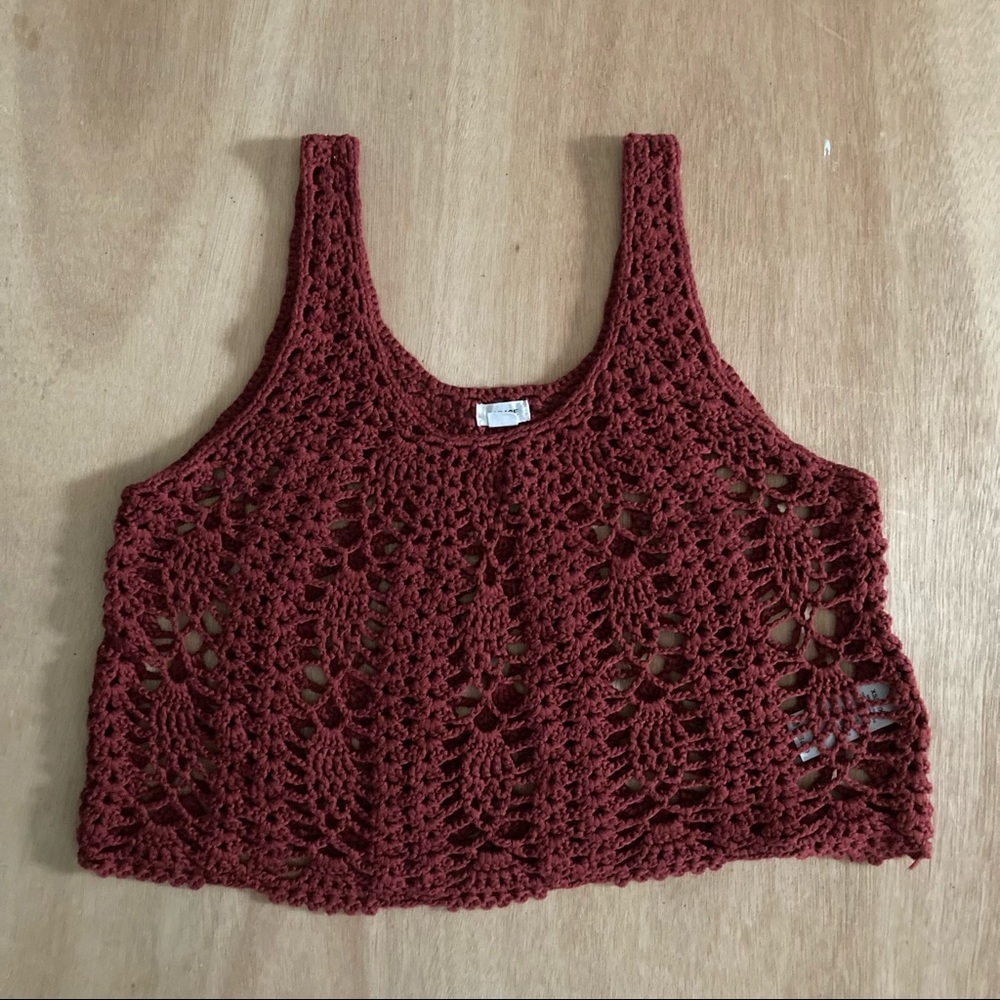Garage Crochet/knitted tank top